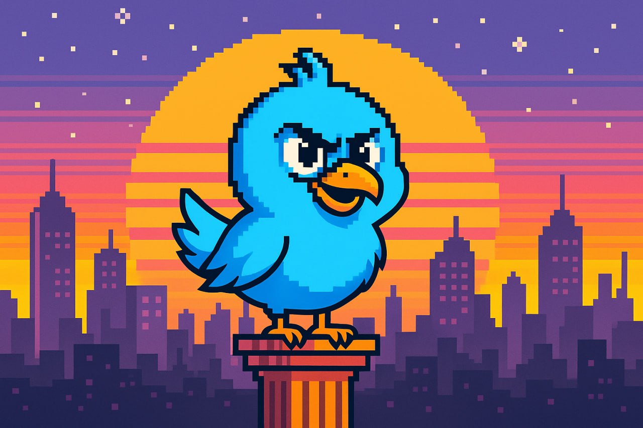 $SIMON blue bird immortalized on blockchain - From $6 sketch to crypto mascot