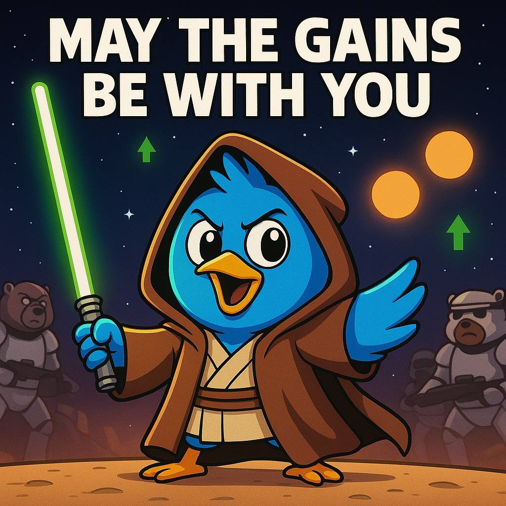 $SIMON community love meme - Blue bird crypto Twitter appreciation