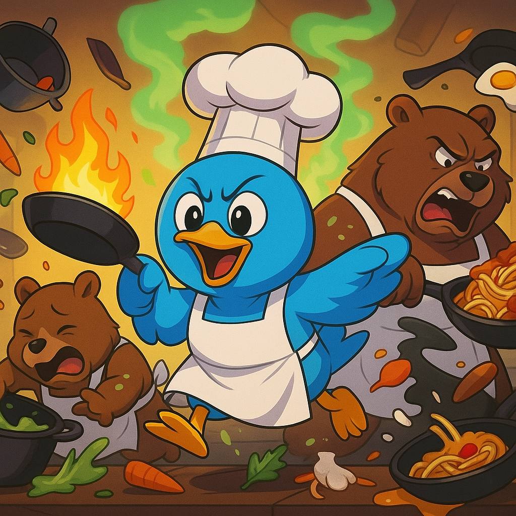 $SIMON blue bird forever meme - Immortal on-chain Twitter mascot